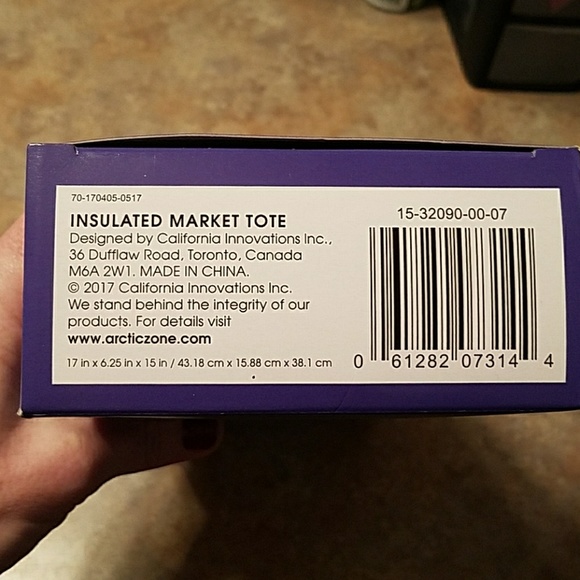 NWT INSULATED MARKET TOTE/6 colors Available - Picture 2 of 7